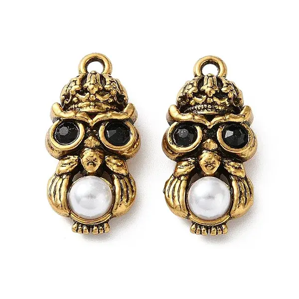 304 Stainless Steel & ABS Plastic Pearl Pendants