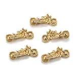 Brass Micro Pave Clear Cubic Zirconia Pendants