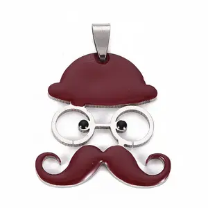 201 Stainless Steel Enamel Pendants