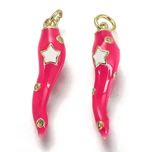 Brass Enamel Pendants