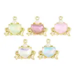 Alloy & Glass & Plastic Pearl Pendants
