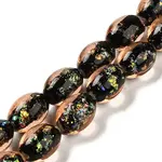 Handmade Dichroic Foil Glass Beads Strands