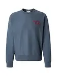 Calvin Klein Jeans Mikina 'Premium Logo'  modrosivá / červená