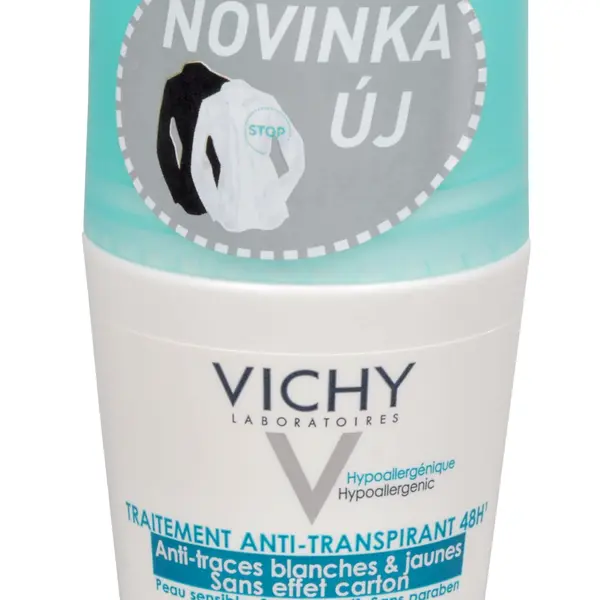 Vichy 48hodinový kuličkový antiperspirant proti bílým a žlutým skvrnám 50 ml
