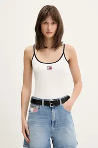 Tommy Jeans top dámský bavlněný s elastanem
