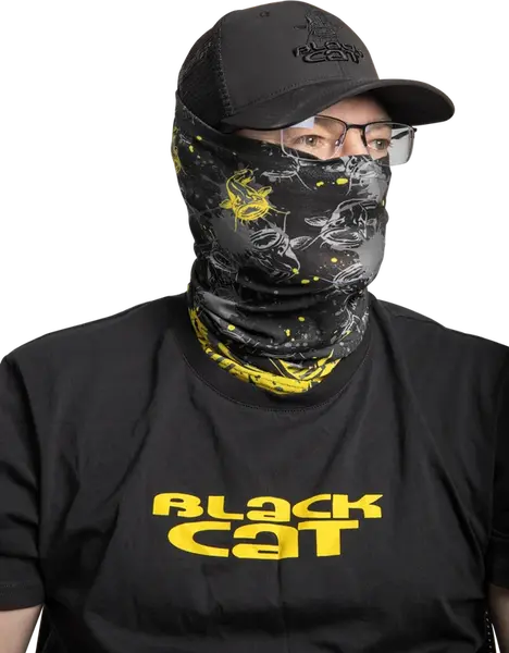 Black cat nákrčník cat snood