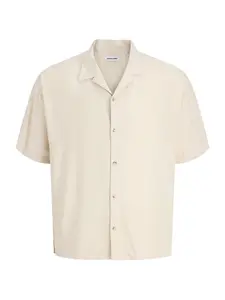 JACK & JONES Košeľa 'JJEJeff'  krémová