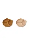 Liewood Sada tanierov Liewood Stacy Divider Suction Plate 2-Pack 2-pak