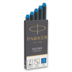 Inkoustové bombičky Parker modré washable