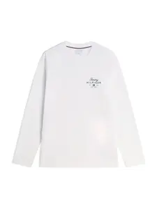 TOMMY HILFIGER Tričko  červená / čierna / biela