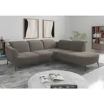 Sit & More ROHOVÁ SEDAČKA, textil, jílová barva