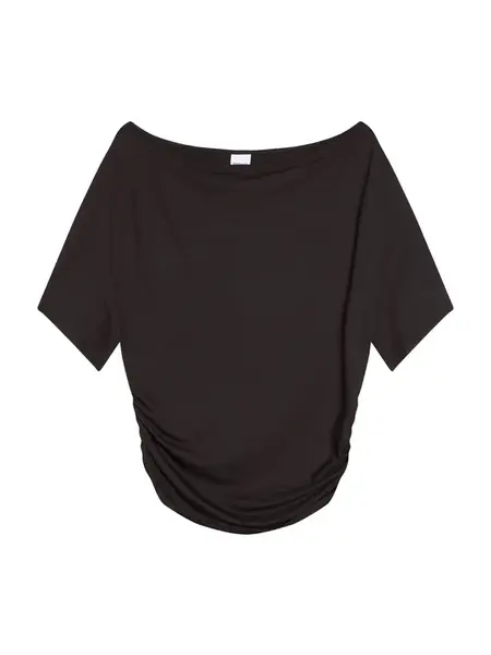 Bershka Tričko  čierna