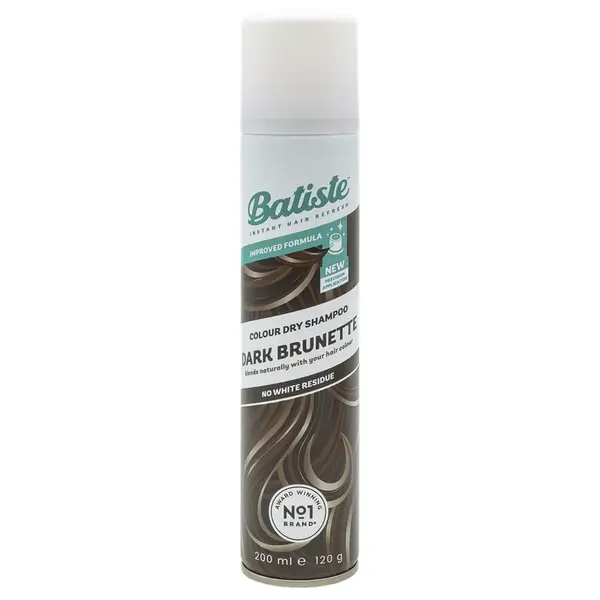 Batiste Suchý šampon pro tmavé vlasy (Dry Shampoo Plus Divine Dark) 200 ml