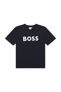 BOSS  Dětské bavlněné tričko