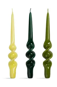&k amsterdam Sada svíček &k amsterdam alpha greens set 3-pack