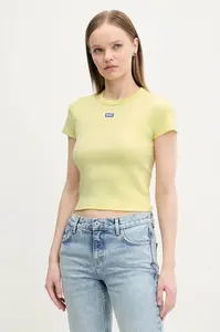 HUGO Blue tričko dámske bavlnené s elastanom Baby Tee_B
