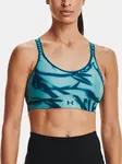 Under Armour UA Infinity Mid Printed Bra-BLU - Women's
