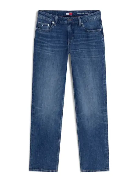 Tommy Jeans Džínsy 'Low Rise Straight'  modrá denim
