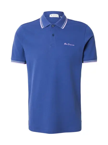 Ben Sherman Tričko  kráľovská modrá / rosé / biela