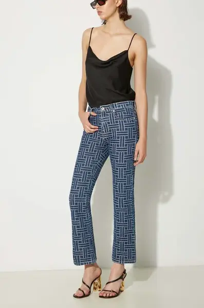 Kenzo  Rifle  Bara Cropped Fit Jeans