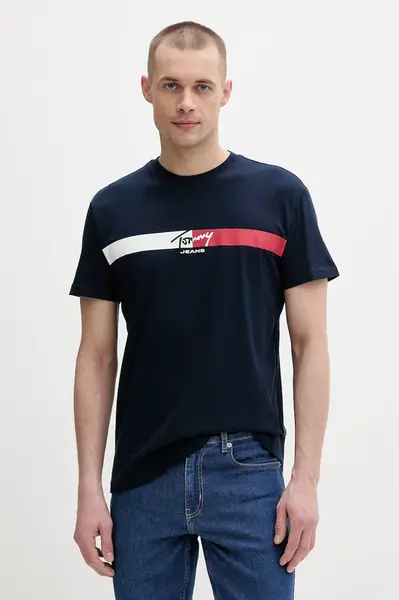 Tommy Jeans tričko pánské bavlněné