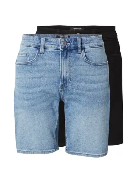 Only & Sons Džínsy 'ONSWEFT'  modrá denim / čierny denim