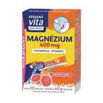MAXI VITA Magnézium 400 mg + B komplex + vitamin C 20 x 2 g