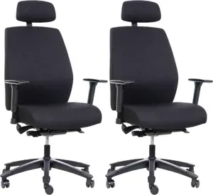 MERCURY 2PACK Ergonomická záťažová kancelárska stolička ENDURANCE (2 ks)