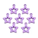 Spray Painted Alloy Pendants