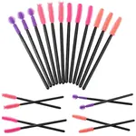 32Pcs 4 Styles Plastic &  Silicone Eye Lashes Cosmetic Brushes