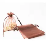 100Pcs Rectangle Organza DIY Craft Drawstring Bags