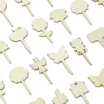 60Pcs 12 Styles Wood Pieces