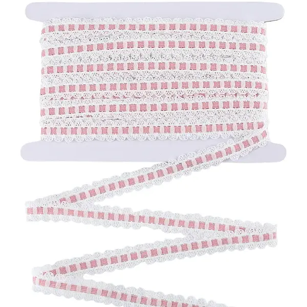 10M 10% Spandex & 90% Nylon Lace Elastic Ribbon