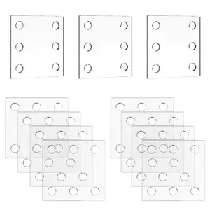 24Pcs Square Acrylic Sheet for Knitting Loom Accessories