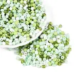 Opaque & Transparent Inside Colours 6/0 Glass Seed Beads