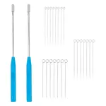 2Pcs Chromeplate Inoculating Stick