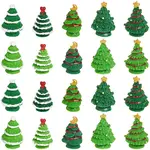 30Pcs 10 Styles Christmas Resin Sculpture Ornaments