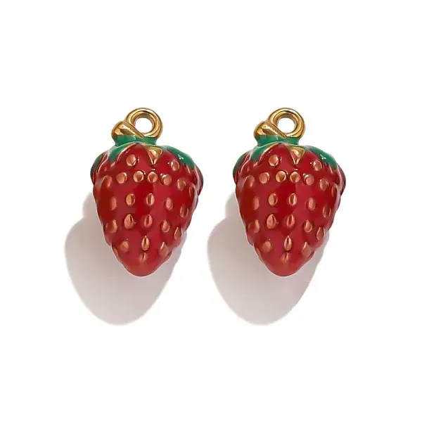 304 Stainless Steel Enamel Charms