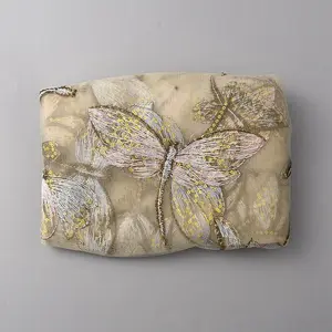 Mesh Embroidered Lace Fabric