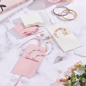 4Pcs 2 Colors Microfiber Jewelry Storage Gift Pouches
