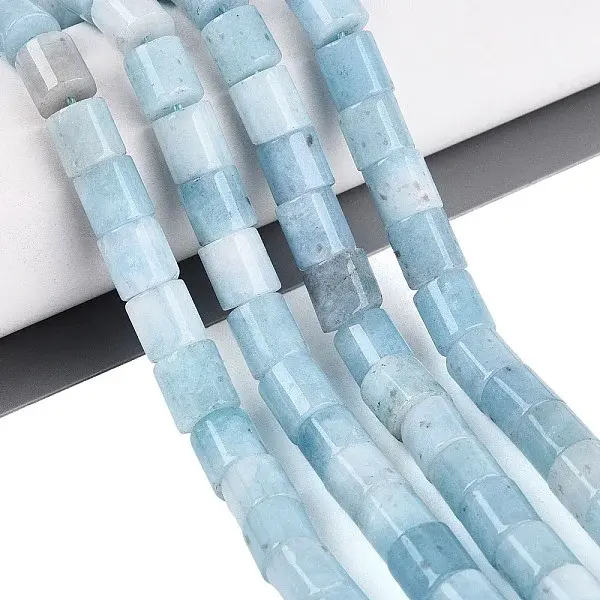 Dyed Natural White Jade Beads Strands