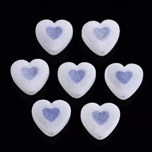 Flocky Acrylic Beads