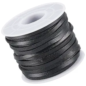 10 Yards Flat Leather Cords