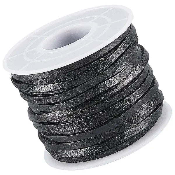 10 Yards Flat Leather Cords