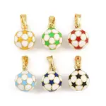 Brass Enamel Charm