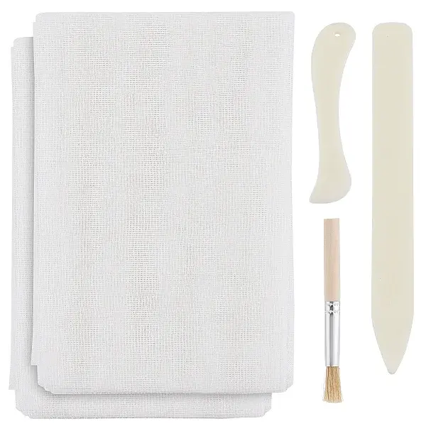 1Set Cotton Gauze Fabric Bookbinding Supplies Set