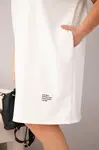 Kesi Włoski Plus Size dámske šaty s krátkym rukávom a vreckami