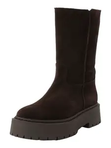 STEVE MADDEN Členkové čižmy 'Soleil'  tmavohnedá