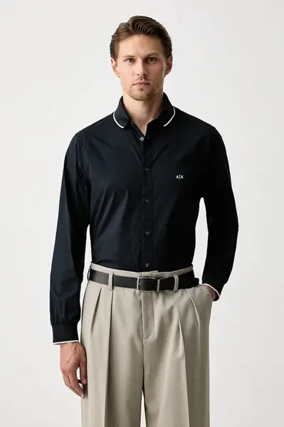 Armani Exchange  košile pánská bavlněná