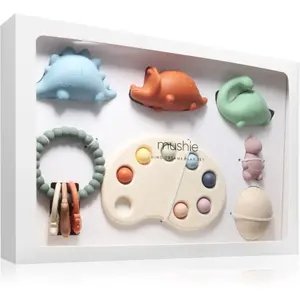 Mushie Dino Dreams sada hraček pro děti 3m+